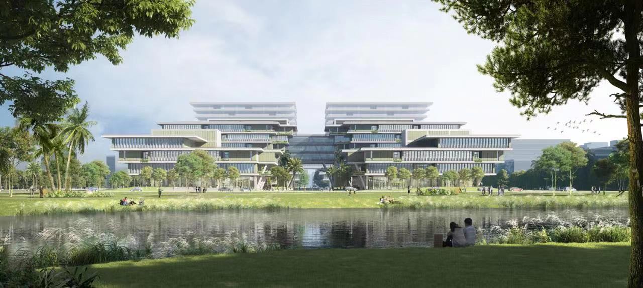 省重点项目海南大学生物医学与健康研究中心项目科研大楼主体结构全面封顶